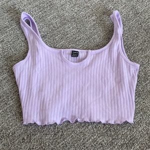 Purple crop top
